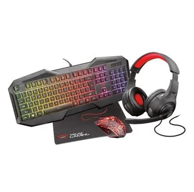 KIT TRUST BUNDLE 23148 GXT1180RW MOUSE RGB+TECLADORGB+AURICULAR +PAD