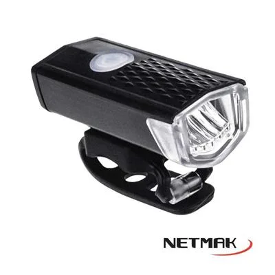 LUZ RECARGABLE DELANTERA NETMAK P/BICICLETA NM-LD4
