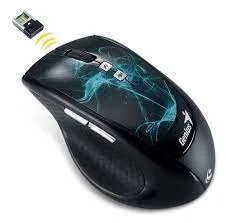 MOUSE INALAMBRICO GENIUS DX-8100 BLACK TATTOO