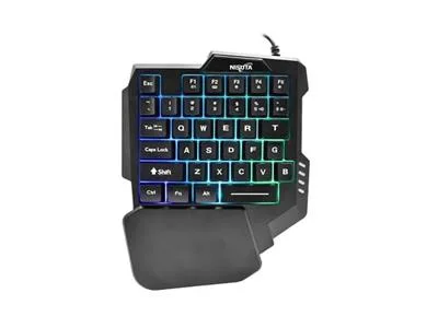 TECLADO USB NISUTA NSKBG35 GAMER RGB DE 35 TECLAS CON MACROS