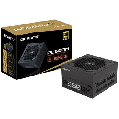 FUENTE 850W GIGABYTE 80 PLUS GOLD FULL MODULAR CON CABLES P850GM