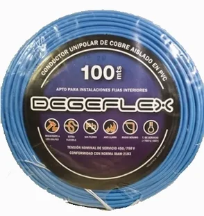 CABLE ELECTRICO DEGEFLEX 1X1.5MM UNIPOLAR X100MTS