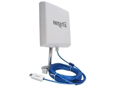 PLACA RED USB WL NISUTA CPE BGN 2 W CABLE 9.5 MTS 12 DBI PANEL