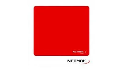 MOUSE PAD LISO ROJO NETMAK NM-M1227