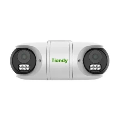 IP CAM TIANDY BULLET DUAL CAM TC-C32RN I5/E/Y/QX/2.8MM/V4.2 2MPX IR 50M ONVIF ALIMENTACIONEX/POE