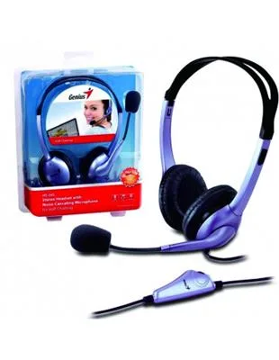 AURICULAR GENIUS TIPO VINCHA HS-04S C/MICROFONO AZUL