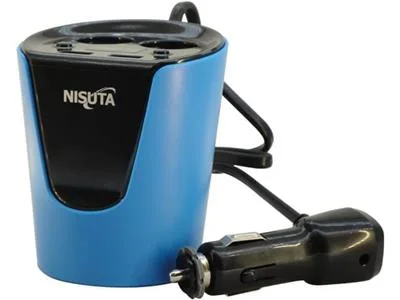 CARGADOR USB DOBLE PARA AUTO Y DIVISOR A 2P 12/24V