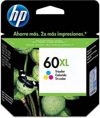 CART TINTA COLOR HP 13ML POWERTEC HP60XL (DESKJET = 1660, F2430, F2480, D2530, D2560, D2660, F4210,