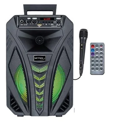PARLANTE NETMAK NM-XTASYS BLUETOOTH KARAOKE 8" C/MIC