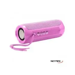 PARLANTE NETMAK NM-FLOW BLUETOOTH 10W ROSA
