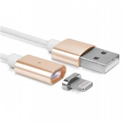 CABLE USB MAGNETICO MALLADO TIPO C DE 1 METRO  CON TERMINAL METALICA INT.CO 09-099C