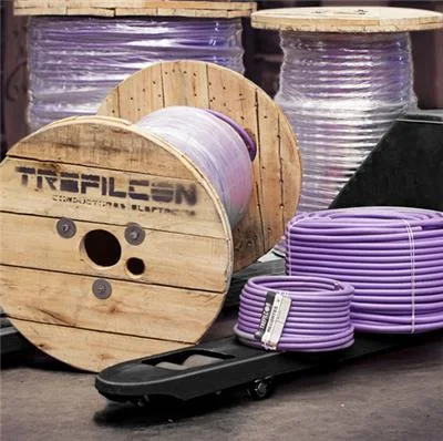 CABLE ELECTRICO TREFILCON SUBTERRANEO 3X4MM X40MTS VIOLETA