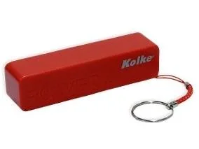 POWER BANK KOLKE 2000mA ROJO KPB-200  PORTATIL