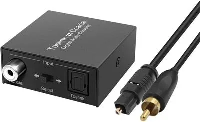 ADAPTADOR PRONEXT DE AUDIO OPTICO O COAXIAL A SALIDA RCA O 3.5MM