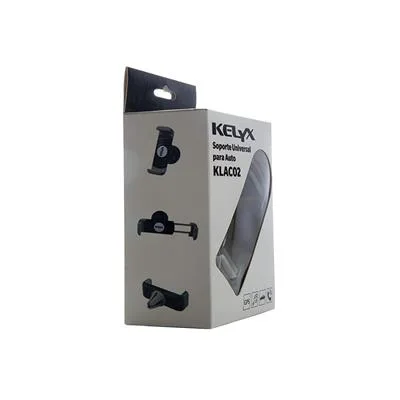 SOPORTE CELULAR KELYX KLAC02  PARA AUTO UNIVERSAL C/ABRAZADERA