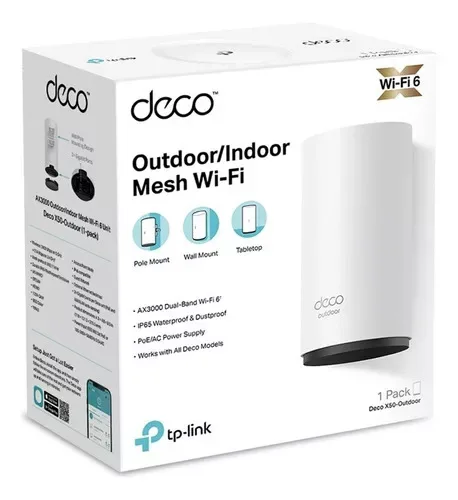 ROUTER MESH TP-LINK DECO X50-OUTDOOR (PACK X1) AX3000