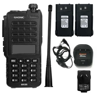 HANDY GADNIC WK88PRO Rango de frecuencia (UHF Y VHF) UHF 400-520 y VHF 136-174