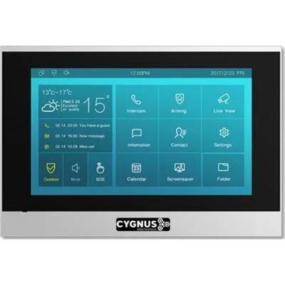 PORTERO  CY-VRX-307W UNIDAD INTERIOR PANTALLA CYGNUS/AKUVOX UNIDAD INTERIOR 7" SIP ONVIF LINUX WIFI