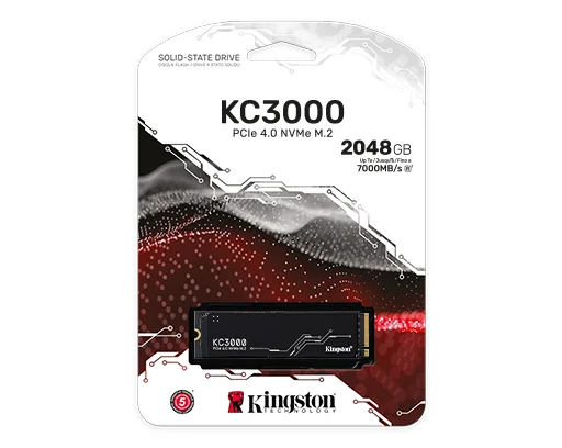 DISCO RIGIDO SSD 2TB KINGSTON M2 NVME KC3000 PCIE 4.0 2048GB