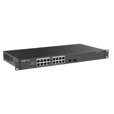 SWITCH 18P RUIJIE-REYEE RG-ES118GS-P-L 18 PUERTOS GIGABIT 16 PUERTOS PoE+ NO ADMINISTRADO