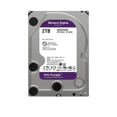 HDD 2TB WESTERN DIGITAL SATA III PURPLE SURVEILLANCE