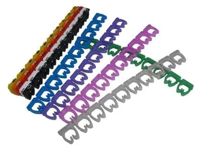 IDENTIFICADOR DE CABLE UTP POR NUMERO Y COLOR
