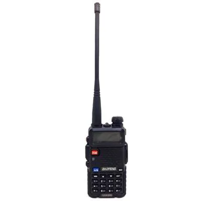 HABDY BAOFENG UV5RBLK5W UHF+VHF doble banda de 5w de potencia. Cubre rango de VHF y UHF. VHF 136-174