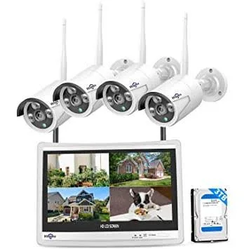 KIT NVR  4 CAMARAS WIFI  720P KINGSTAR MONITOR 22" LCD