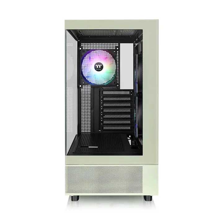 GABINETE OUTLET THERMALTAKE VIEW 270 PLUS MID-TOWER TG X2 FAN MATCHA GREEN ARGB X3 (SIN CAJA)