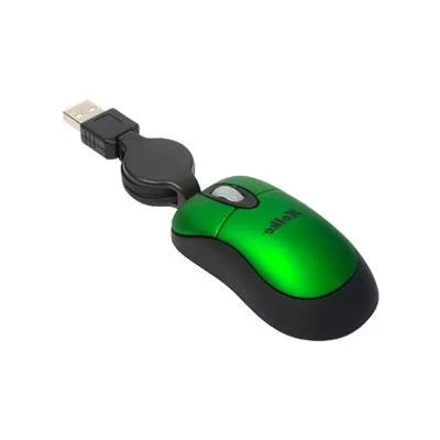 MOUSE USB RETRACTIL MINI KOLKE KM-107 VERDE