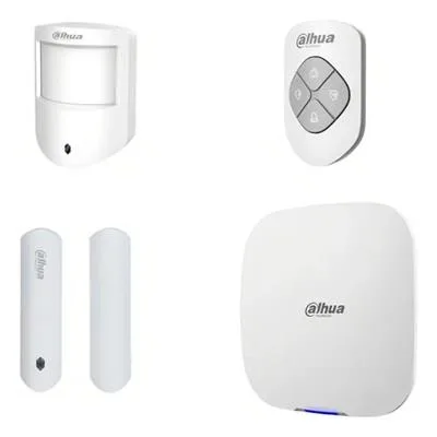 KIT DE ALARMA DAHUA INALAMBRICA ART-ARC3000H-03-FW2-C ETHERNET+WIFI+4G+3G+GPRS DUAL SIM INCLUYE