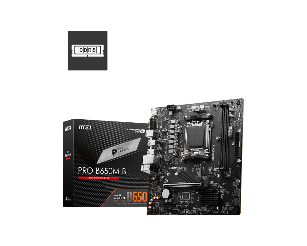 MSI PRO B650M-B DDR5 (AM5) MOTHER