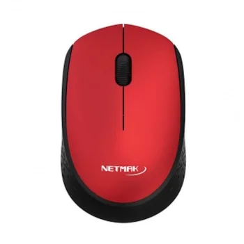 MOUSE INALAMBRICO NETMAK NM-M680-R ROJO