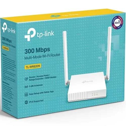 ROUTER TP-LINK WR820N | 2.4GHZ 300MBPS | WIFI | (20)