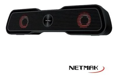 PARLANTE BARRA DE SONIDO NETMAK NM-HUNTER RETROILUMINADO