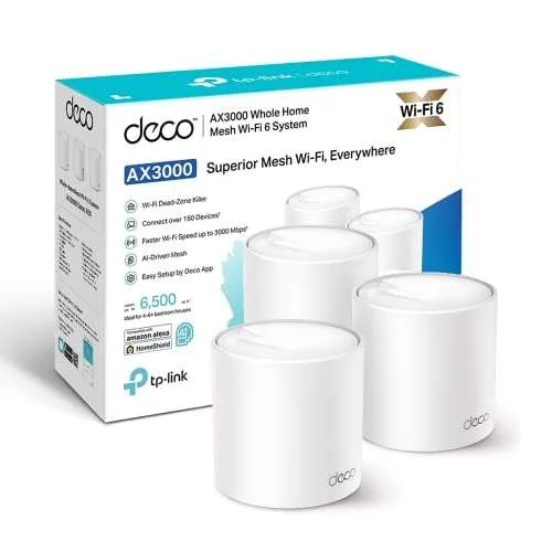 ROUTER MESH TP-LINK DECO X50 (PACK X3) AX3000