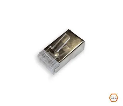 CONECTOR RJ45 GLC CAT 5 BLINDADA NT-2001-RJ45B BOLSA X100