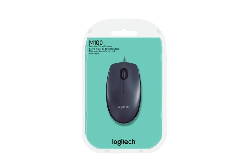 MOUSE OUTLET LOGITECH M100 USB NEGRO (SIN CAJA)