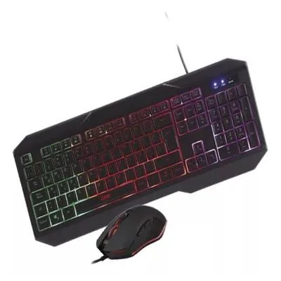 KIT TECLADO Y MOUSE GAMER MULTILASER USB TC505