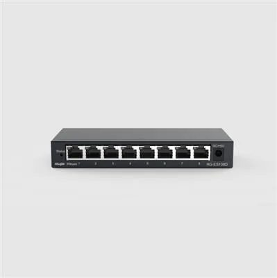 SWITCH 8P RUIJIE-REYEE RG-ES108D 10/100Mbps NO ADMINISTRABLE