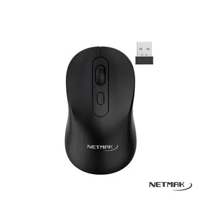 MOUSE NETMAK DUAL INALAMBRICO 2.4GHZ - BLUETOOTH 5.2 NM-M640 RECARGABLE