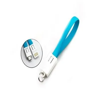 CABLE LLAVERO INT.CO USB A  MICROUSB 09-085-B AZUL