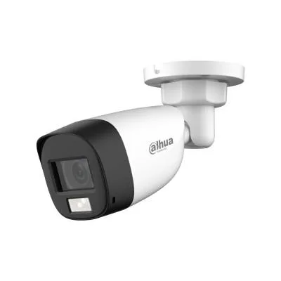 CAMDVR BULLET DAHUA 2MPX HFW1200CLP-IL-A-280-S6 2.8MM SMART DUAL LIGHT IR20M C/ AUDIO IP67