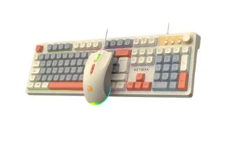 TECLADO+MOUSE NETMAK NM-TM34 MINIMALISTA LED