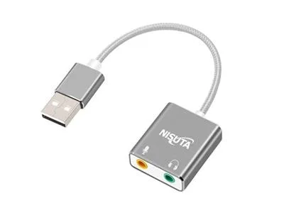 CONVERSOR NISUTA NSCOUSAU21 USB A 7.1 VIRTUAL