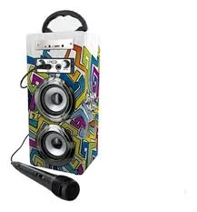 PARLANTE STREET KARAOKE BLUETOOTH  BAT. RECARGABLE