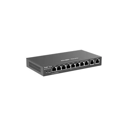 SWITCH 8P POE RUIJIE RG-EG210G-P-V3 10 PUERTOS GIGABYTE Y 8 PUERTOS POE GESTIONADO POR NUBE