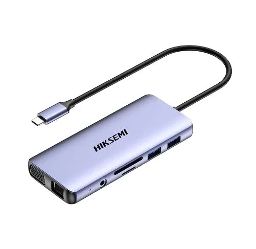 HUB USB TIPO C 11 PUERTOS HIKSEMI HS-HUB-DS11