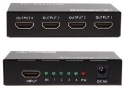 HDMI SPLITTER HDMI DIVISOR 1X4  SIN FUENTE NETQUALITY.