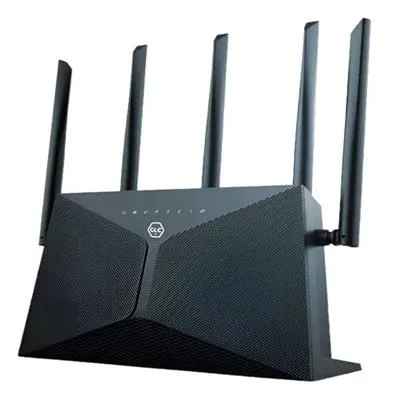 ROUTER GLC APOLO-W7 AX3000 5X5DBI ANTENAS FIJAS 10/100 1WAN , 3 LAN WI-FI6 MODO REPETIDOR MESH.